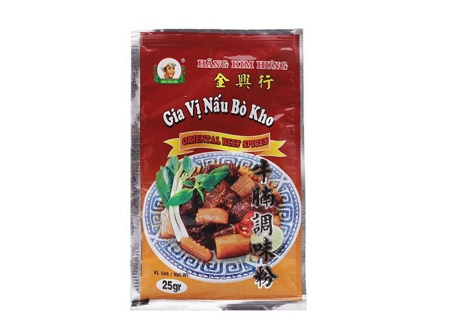 gia vị nấu bò kho Kim Hưng