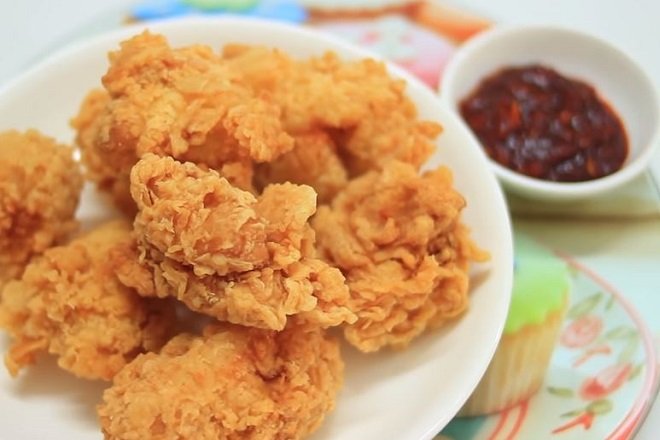 gà tẩm bột chiên giòn ngon như kfc