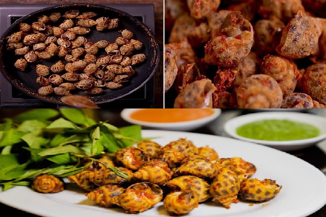 Ốc hương rang muối 
