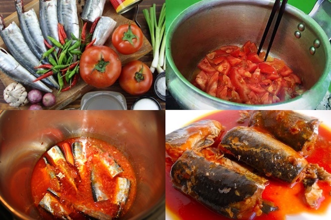 cách làm cá sốt cà chua cá nục