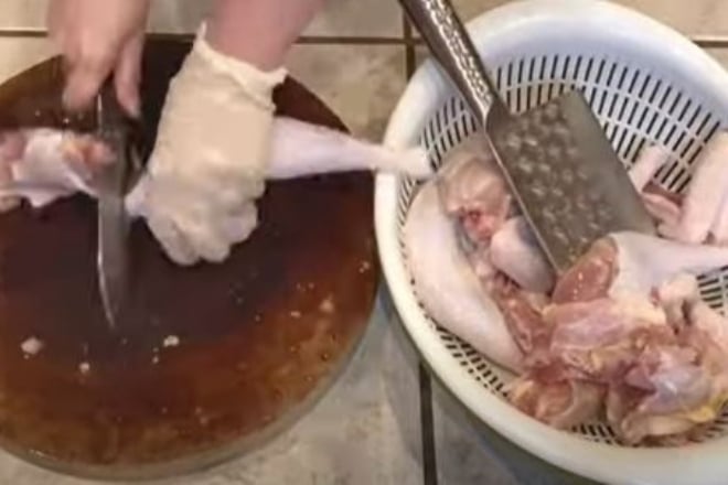 Chặt thịt gà