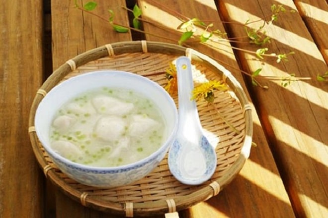 chè khoai sọ cốt dừa